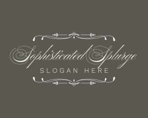 Classic Calligraphy Wordmark logo design