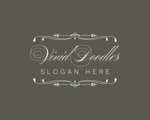 Classic Calligraphy Wordmark logo design