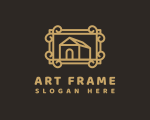 House Frame Realty logo design