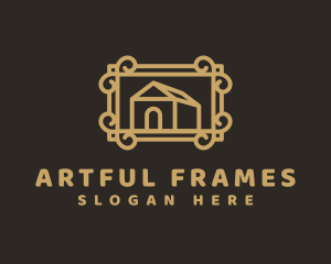 House Frame Realty logo design