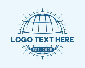 Globe Navigation Compass logo