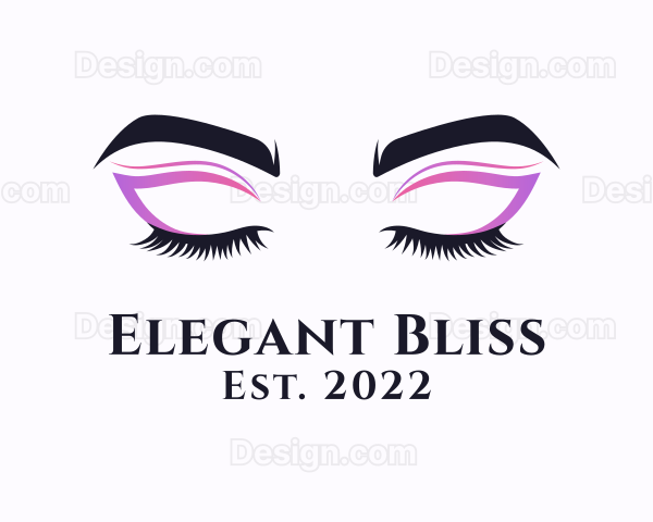Eyeshadow Beauty Makeup Logo