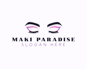 Eyeshadow Beauty Makeup  logo design