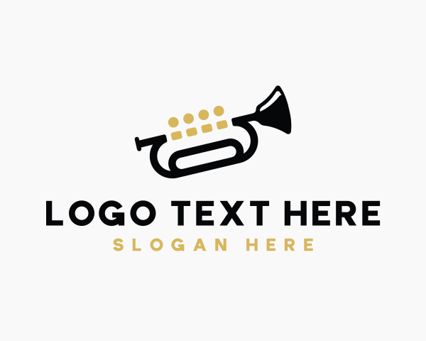 Trombone logo example 2