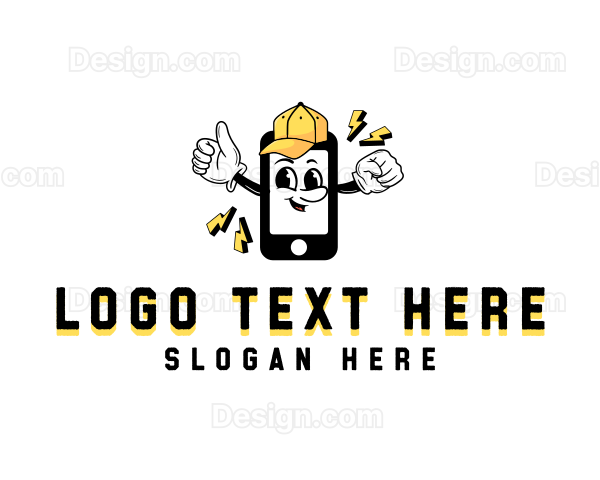 Mobile Cellphone Technician Logo