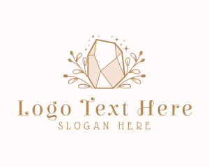 Jewel Gemstone Nature logo