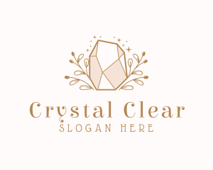 Jewel Gemstone Nature logo design