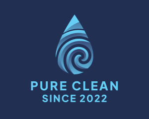 Pure Water Sanitizer  logo design