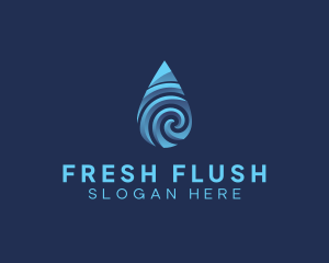 Pure Water Sanitizer  logo design