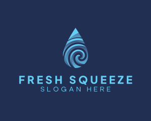 Pure Water Sanitizer  logo design