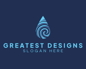 Pure Water Sanitizer  logo design