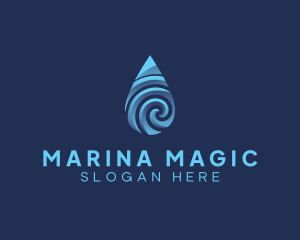 Pure Water Sanitizer  logo design