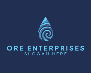 Pure Water Sanitizer  logo design