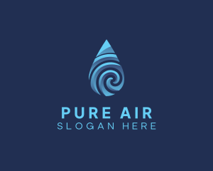 Pure Water Sanitizer  logo design