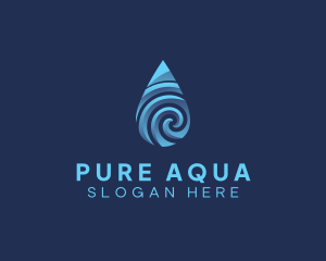 Pure Water Sanitizer  logo design