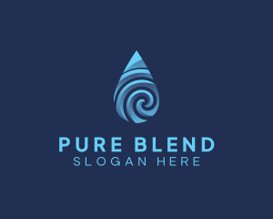 Pure Water Sanitizer  logo design