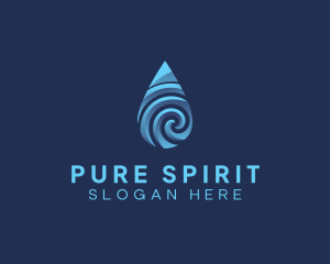 Pure Water Sanitizer  logo design