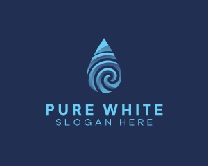 Pure Water Sanitizer  logo design