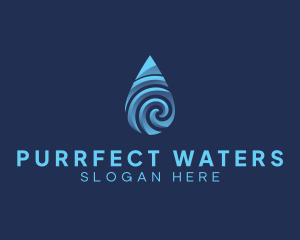 Pure Water Sanitizer  logo design