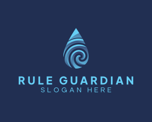 Pure Water Sanitizer  logo design