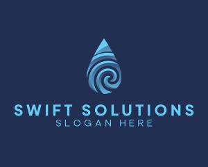 Pure Water Sanitizer  logo design