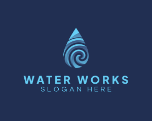 Pure Water Sanitizer  logo design