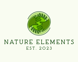 Nature Hands Spa  logo design