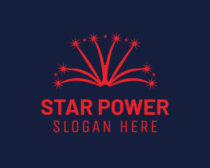 Star Pyrotechnics Celebration logo design