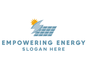 Solar Panel Energy logo design