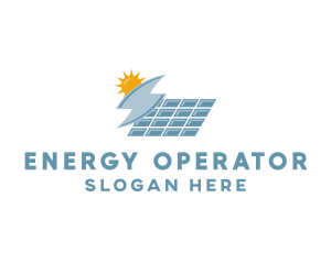 Solar Panel Energy logo design