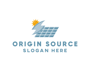 Solar Panel Energy logo design