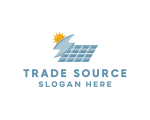 Solar Panel Energy logo design