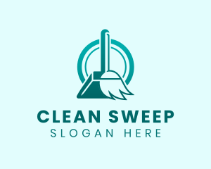 Cleaning Dust Pan Broom logo