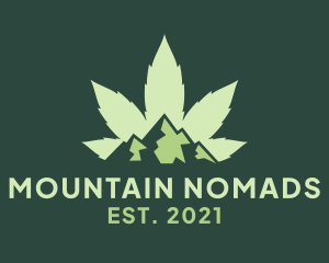 Cannabis Mountain Plantation  logo design