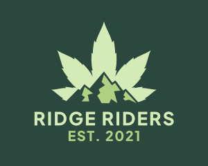 Cannabis Mountain Plantation  logo design