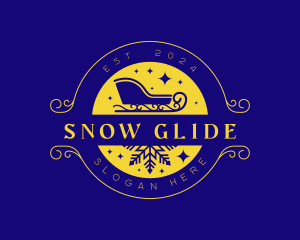 Christmas Winter Sled logo
