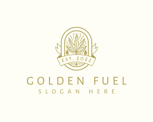 Organic Marijuana Oil  logo design