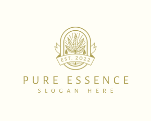 Organic Marijuana Oil  logo design