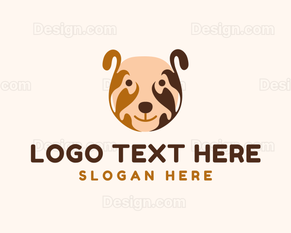 Cute Dog Head Logo