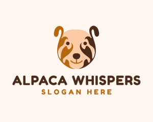 Cute Dog Head logo design