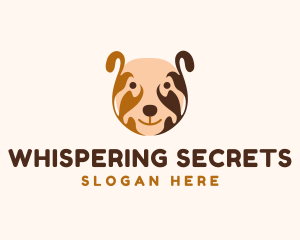 Cute Dog Head logo design