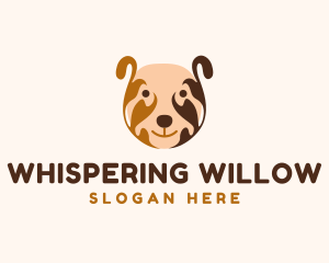 Cute Dog Head logo design