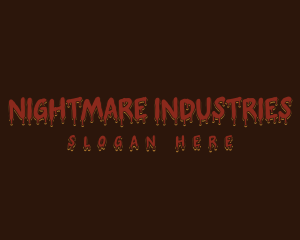 Dark Halloween Business logo design