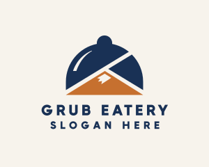 Mountain Food Cloche logo design