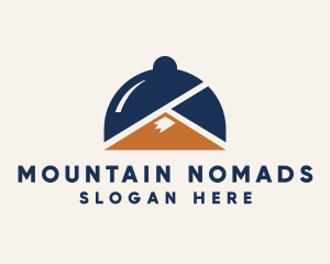 Mountain Food Cloche logo design