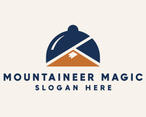 Mountain Food Cloche logo design