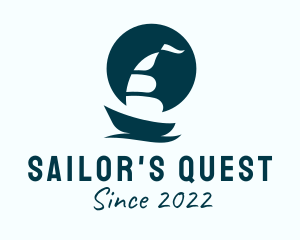 Galleon Ship Transportation  logo design