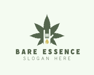 Marijuana Extract Oil logo design