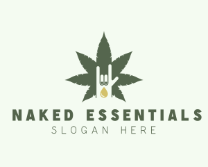 Marijuana Extract Oil logo design