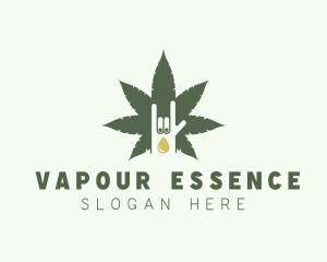 Marijuana Extract Oil logo design